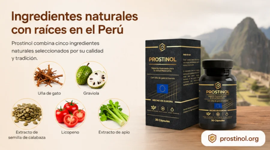 Prostinol — ingredientes naturales: uña de gato y graviola